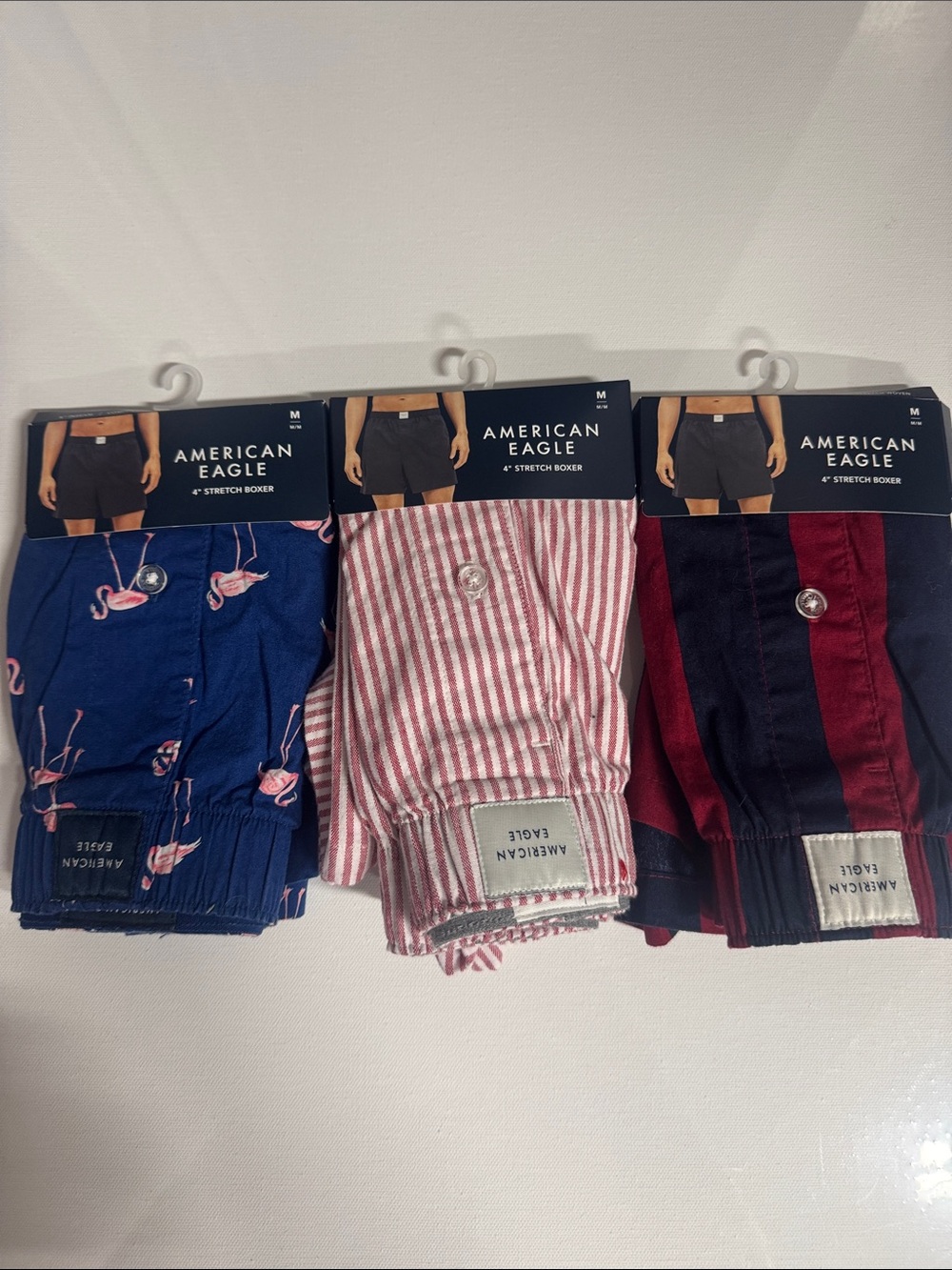 American Eagle Boxers Mens Medium 3 Pack
